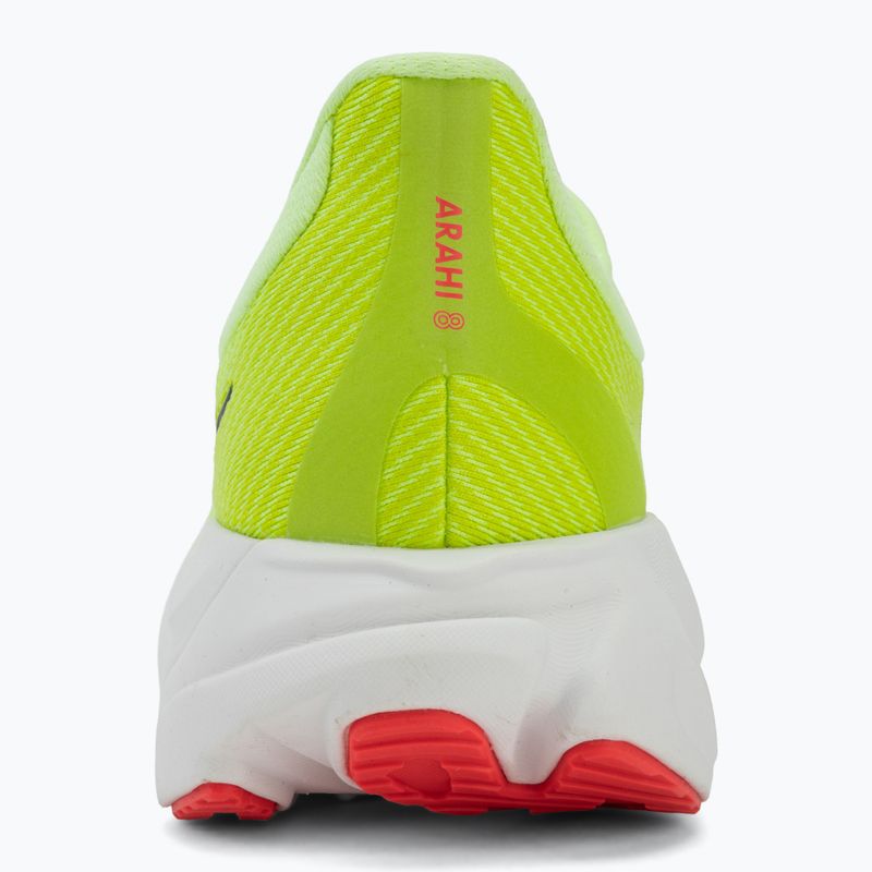 Men's running shoes HOKA Arahi 8 Wide neon yuzu/neon flame 6