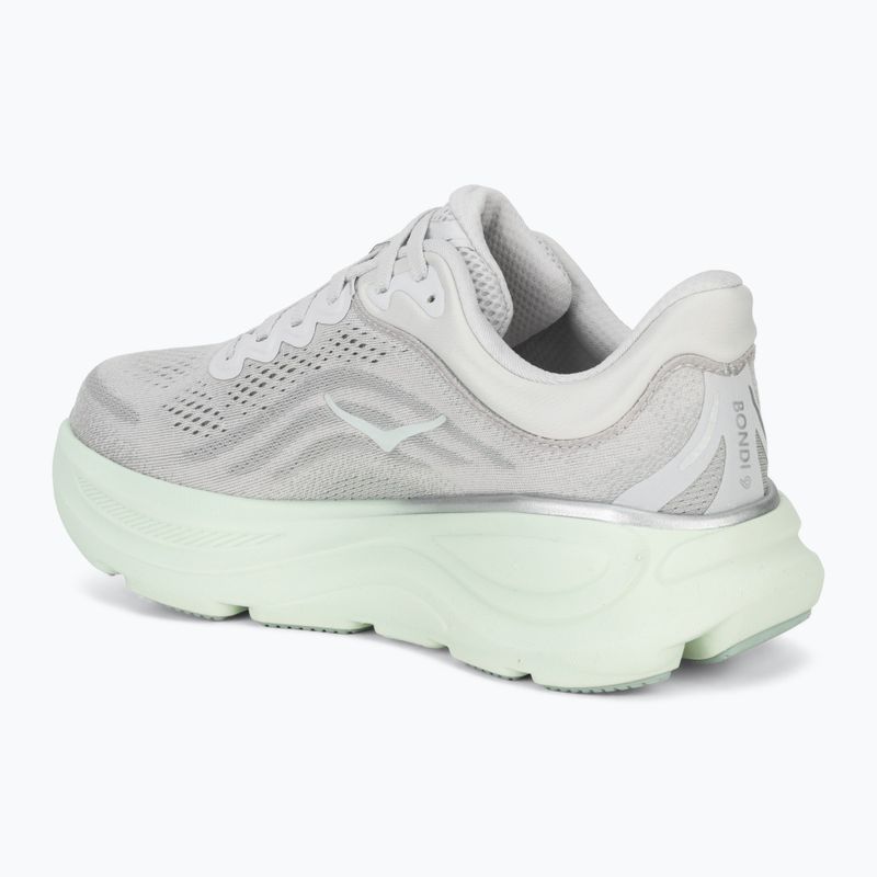 Women's running shoes Hoka Bondi 9 cosmic grey/sea glass 3
