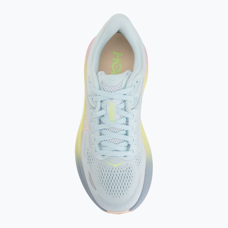Women's running shoes HOKA Bondi 9 glimmering blue/overcast 5