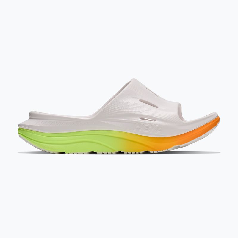 Slides HOKA Ora Recovery Slide 3 white/neon yuzu 2