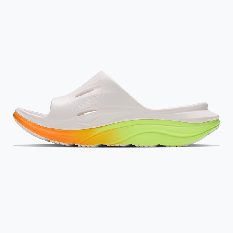 Slides HOKA Ora Recovery Slide 3 white/neon yuzu 3