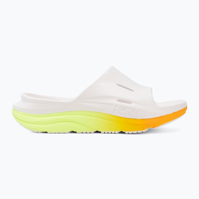 Slides HOKA Ora Recovery Slide 3 white/neon yuzu 2
