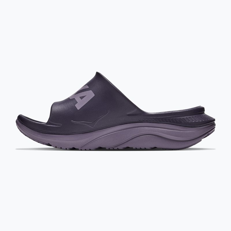 Slides HOKA Ora Athletic squid ink/purple fog 3