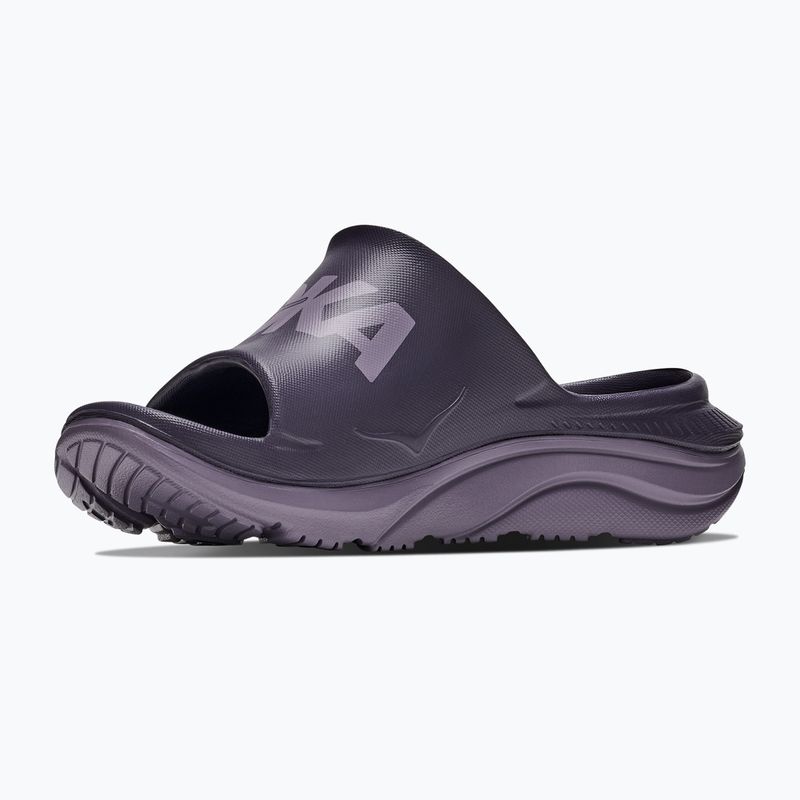 Slides HOKA Ora Athletic squid ink/purple fog 4