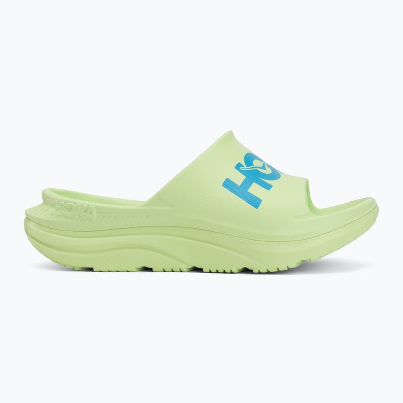Slides HOKA Ora Athletic tart apple/skyward blue 2