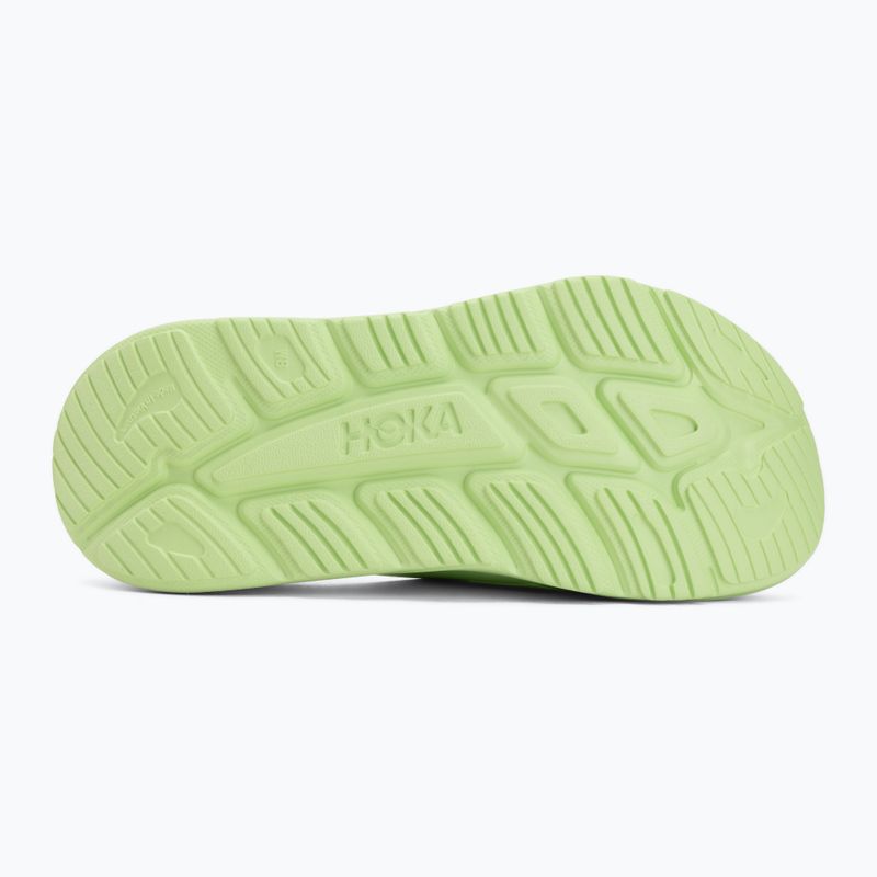 Slides HOKA Ora Athletic tart apple/skyward blue 4