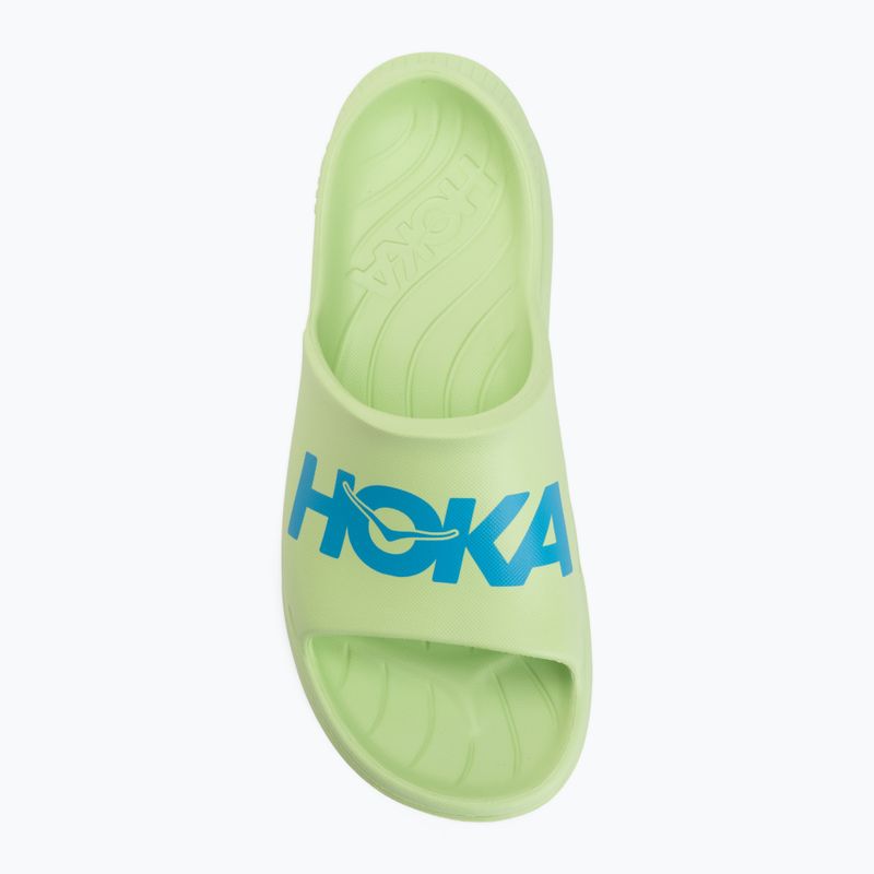 Slides HOKA Ora Athletic tart apple/skyward blue 5
