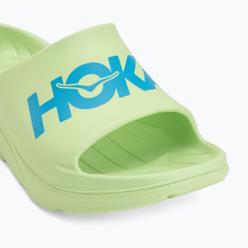 Slides HOKA Ora Athletic tart apple/skyward blue 7