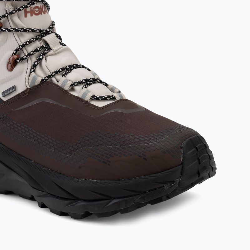 Men's trekking boots HOKA Kaha 2 Frost GTX river rock grey/black 7