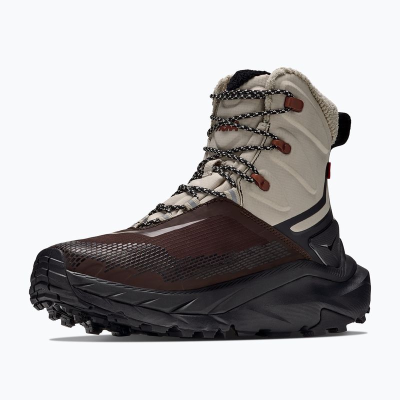 Men's trekking boots HOKA Kaha 2 Frost GTX river rock grey/black 4