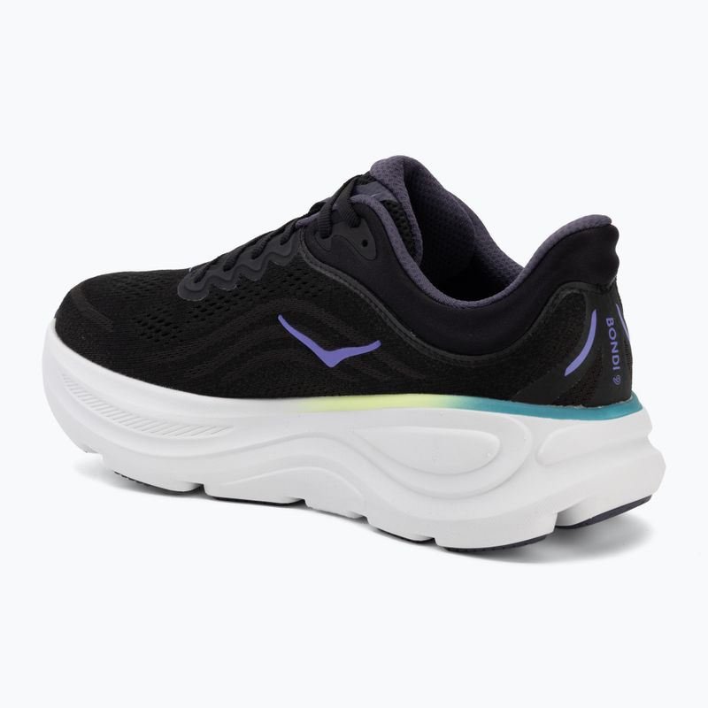 Men's running shoes HOKA Bondi 9 black/neon yuzu 3