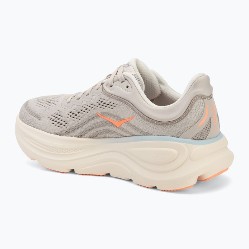 Women's running shoes HOKA Bondi 9 Wide river rock grey/mineral ore 3