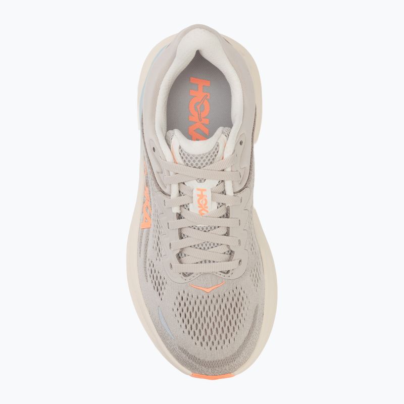 Women's running shoes HOKA Bondi 9 Wide river rock grey/mineral ore 5