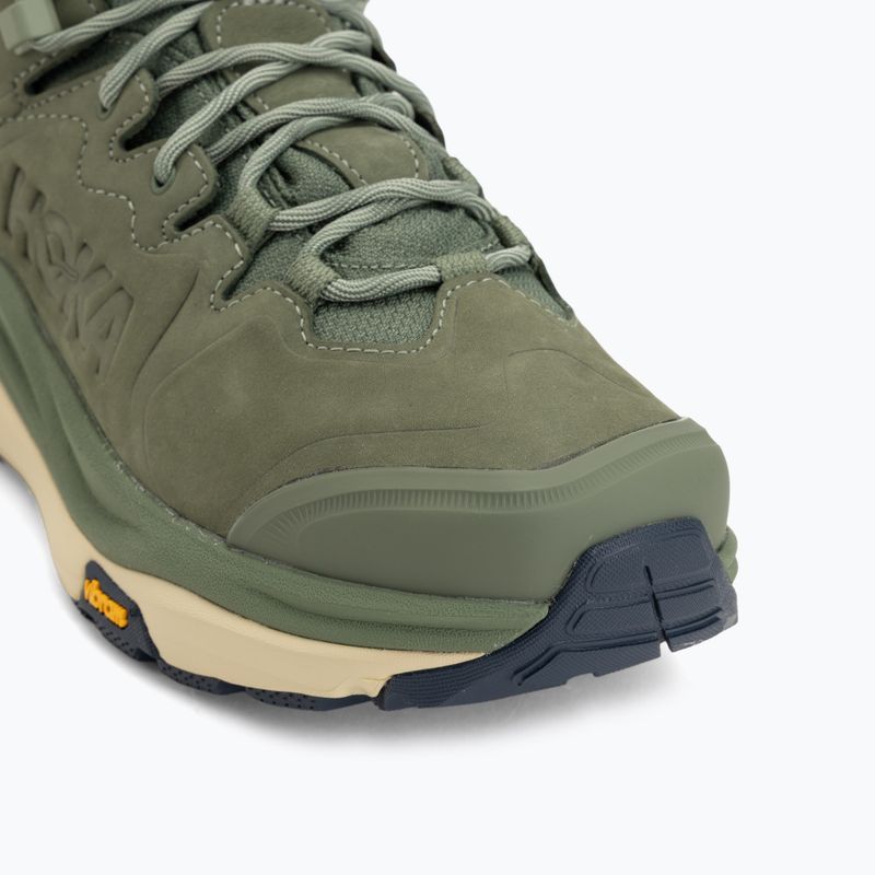 Men's hiking boots Hoka Kaha 3 GTX nettle leaf/barley flour 7