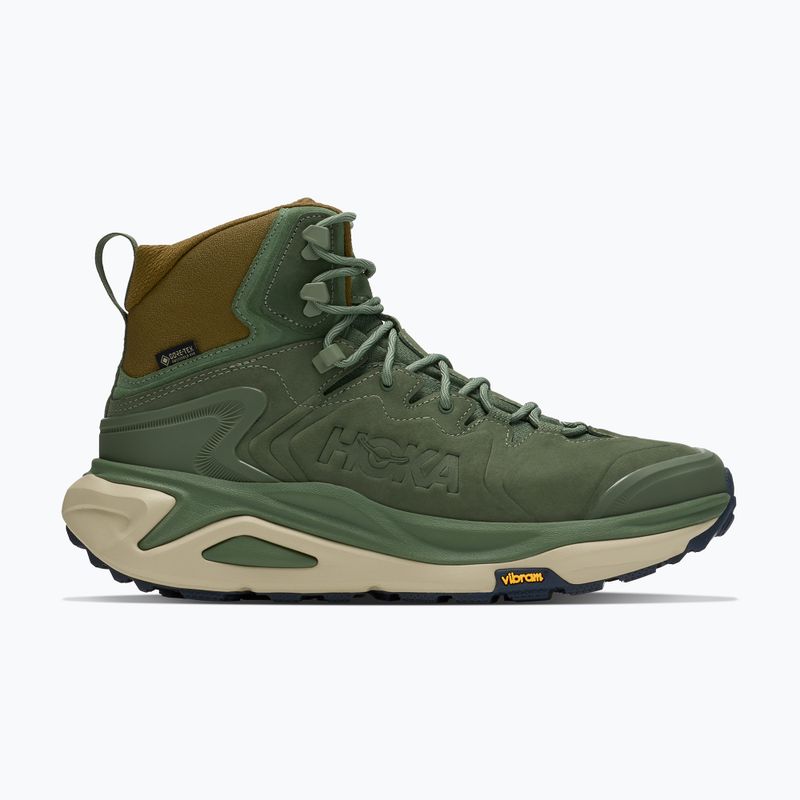 Men's hiking boots Hoka Kaha 3 GTX nettle leaf/barley flour 2