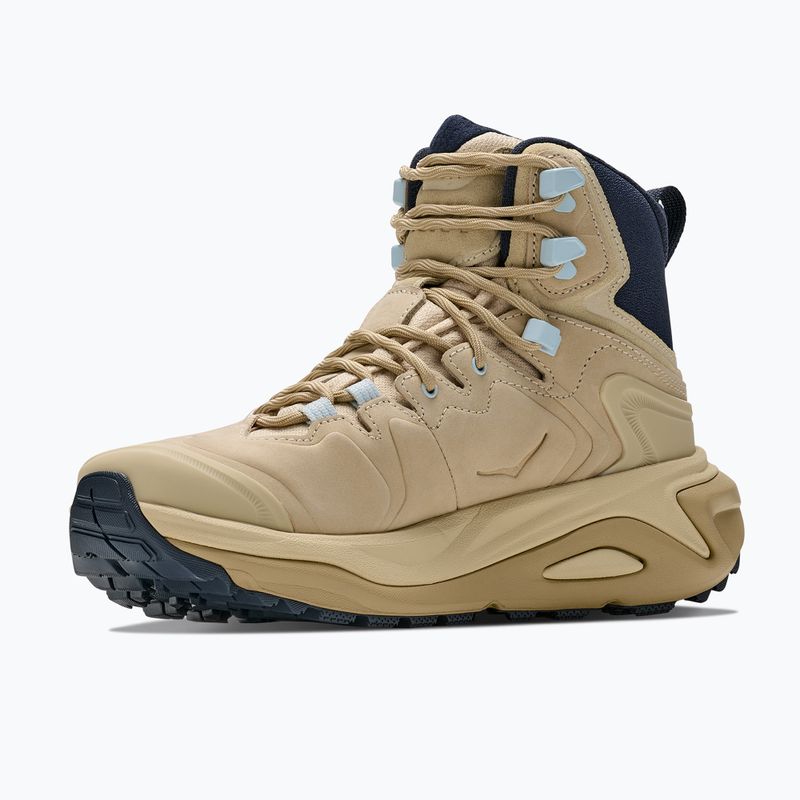 Women's trekking boots HOKA Kaha 3 GTX barley flour/barley flour 4