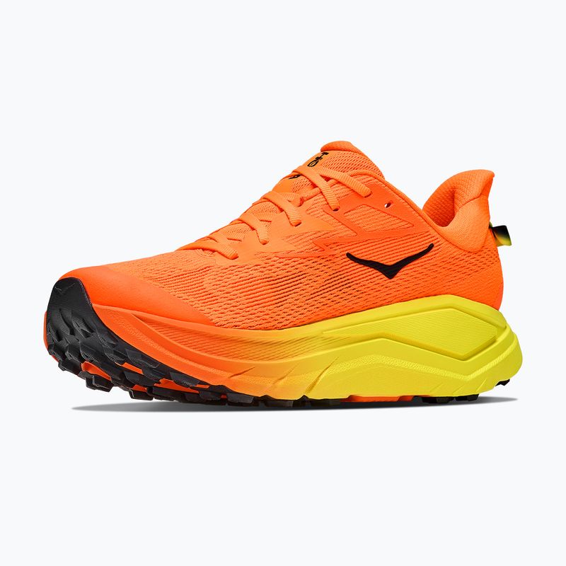 Men's running shoes HOKA Challenger 8 neon tangerine/hoka citrus 2