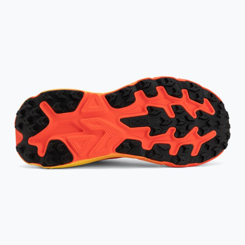 Men's running shoes HOKA Challenger 8 neon tangerine/hoka citrus 4