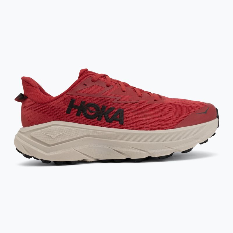 Men's running shoes HOKA Challenger 8 red agate/river rock grey 2