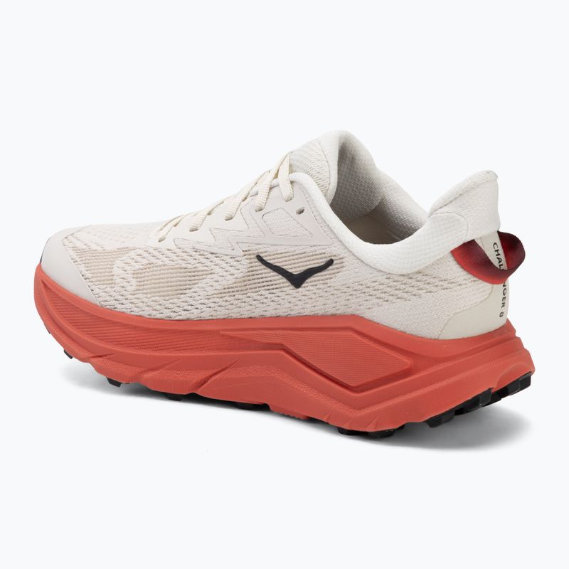 Women's running shoes HOKA Challenger 8 alabaster/burnt red 3
