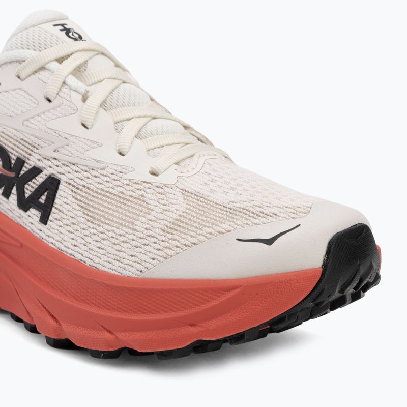 Women's running shoes HOKA Challenger 8 alabaster/burnt red 7