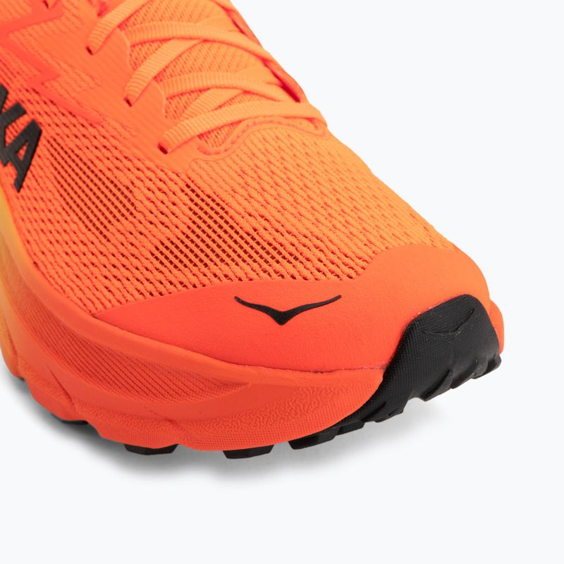 Men's running shoes HOKA Challenger 8 Wide neon tangerine/hoka citrus 7