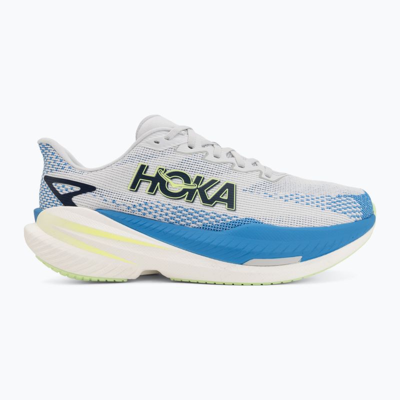 Men's running shoes HOKA Mach X 3 cosmic grey/virtual blue 2
