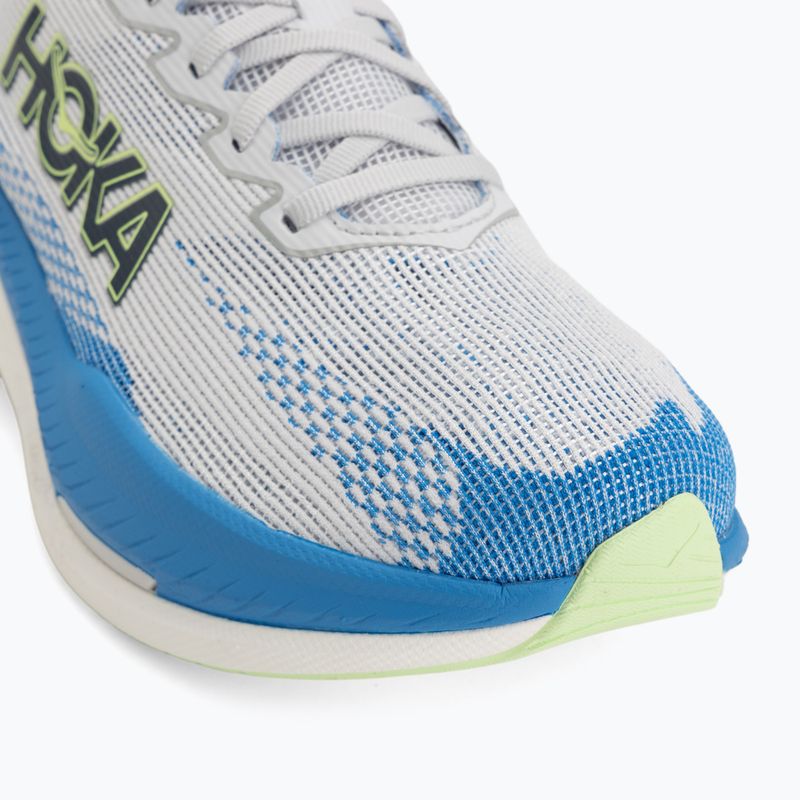 Men's running shoes HOKA Mach X 3 cosmic grey/virtual blue 7