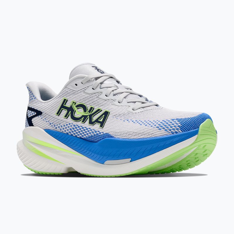 Men's running shoes HOKA Mach X 3 cosmic grey/virtual blue
