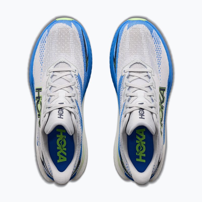 Men's running shoes HOKA Mach X 3 cosmic grey/virtual blue 8