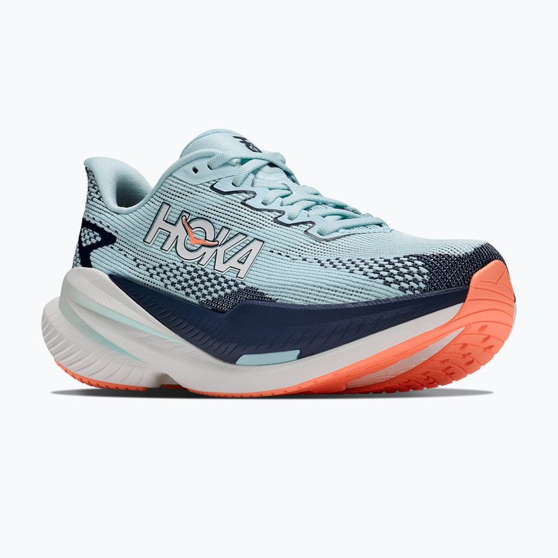 Women's running shoes HOKA Mach X 3 glimmering blue/varsity navy
