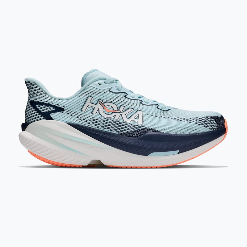 Women's running shoes HOKA Mach X 3 glimmering blue/varsity navy 2