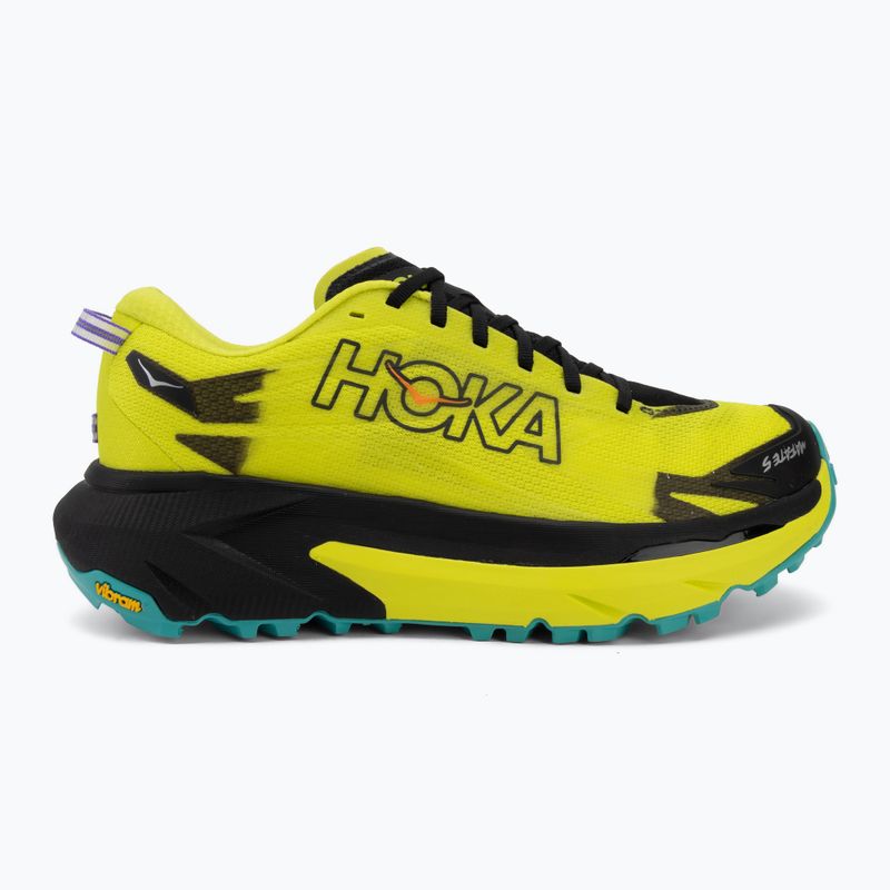 Men's running shoes HOKA Mafate 5 black/hoka citrus 2