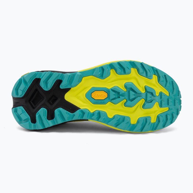 Men's running shoes HOKA Mafate 5 black/hoka citrus 4