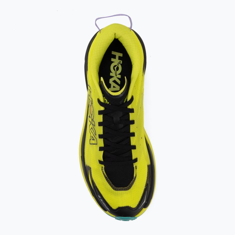 Men's running shoes HOKA Mafate 5 black/hoka citrus 5