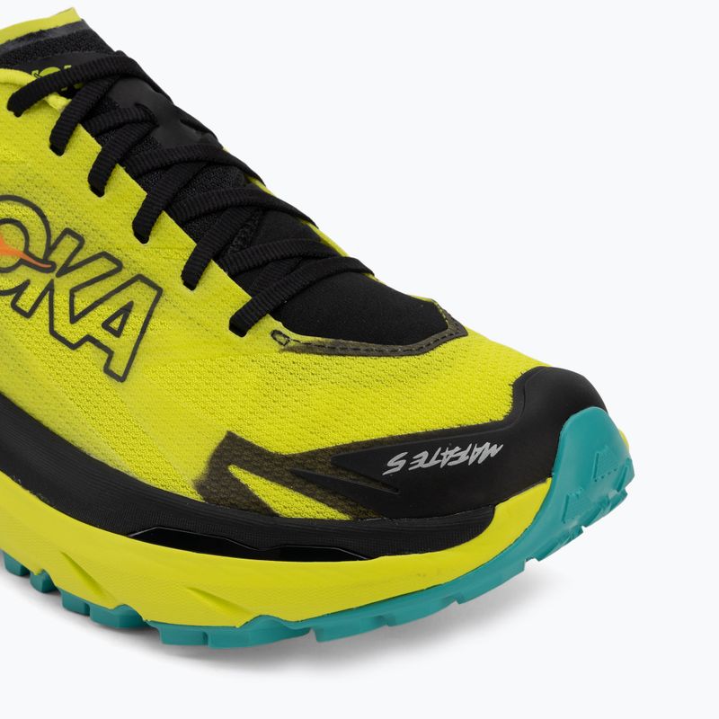 Men's running shoes HOKA Mafate 5 black/hoka citrus 7