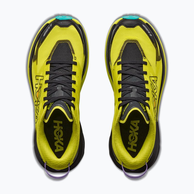 Men's running shoes HOKA Mafate 5 black/hoka citrus 7