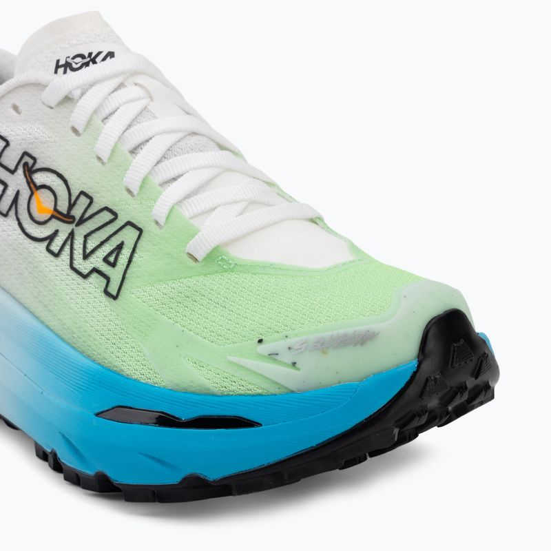 Women's running shoes HOKA Mafate 5 frost/tart apple 7