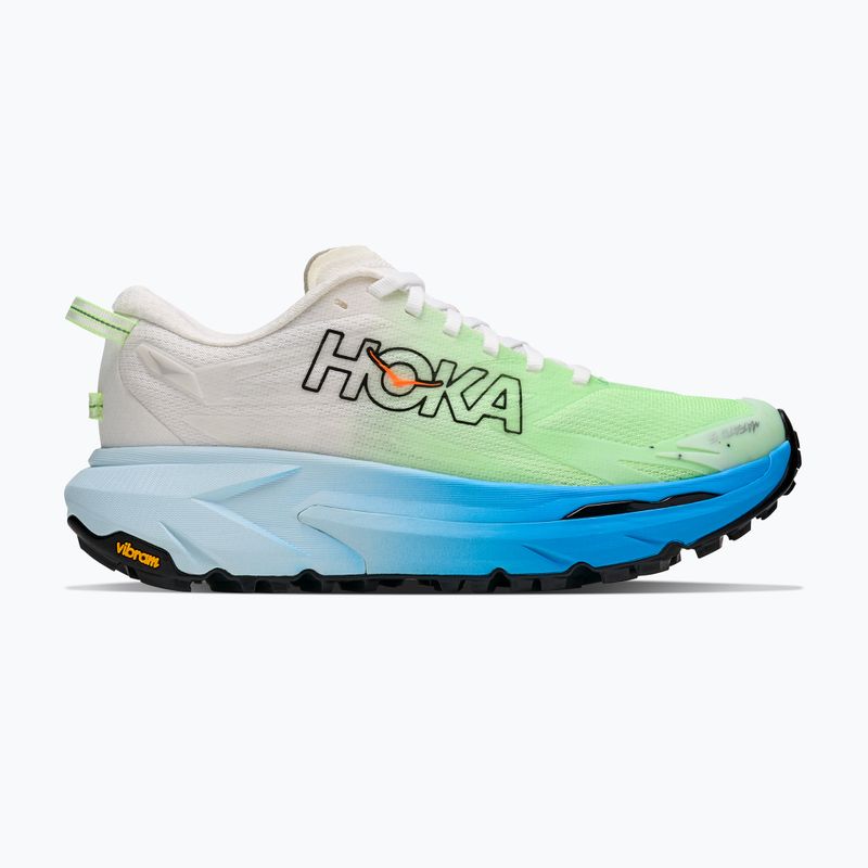 Women's running shoes HOKA Mafate 5 frost/tart apple 2