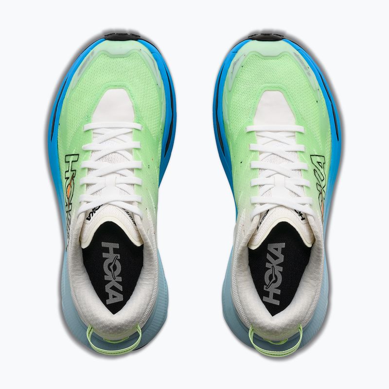 Women's running shoes HOKA Mafate 5 frost/tart apple 8