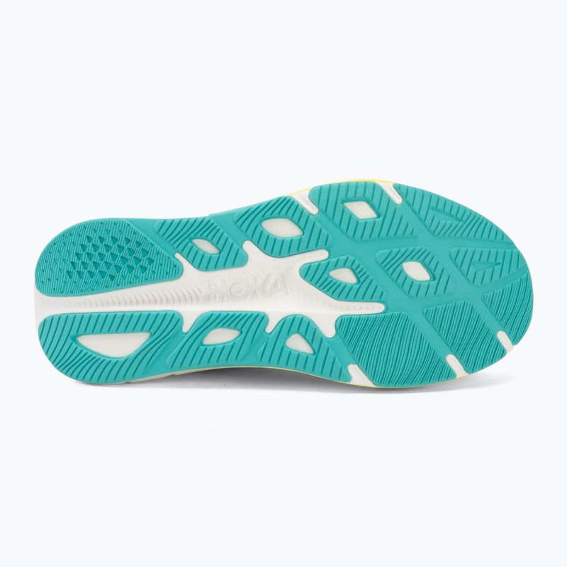 Children's running shoes HOKA Rincon 4 electric aqua/neon hoka citrus 4