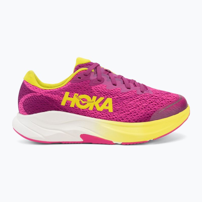 Children's running shoes HOKA Rincon 4 fuchsia/fuchsia 2