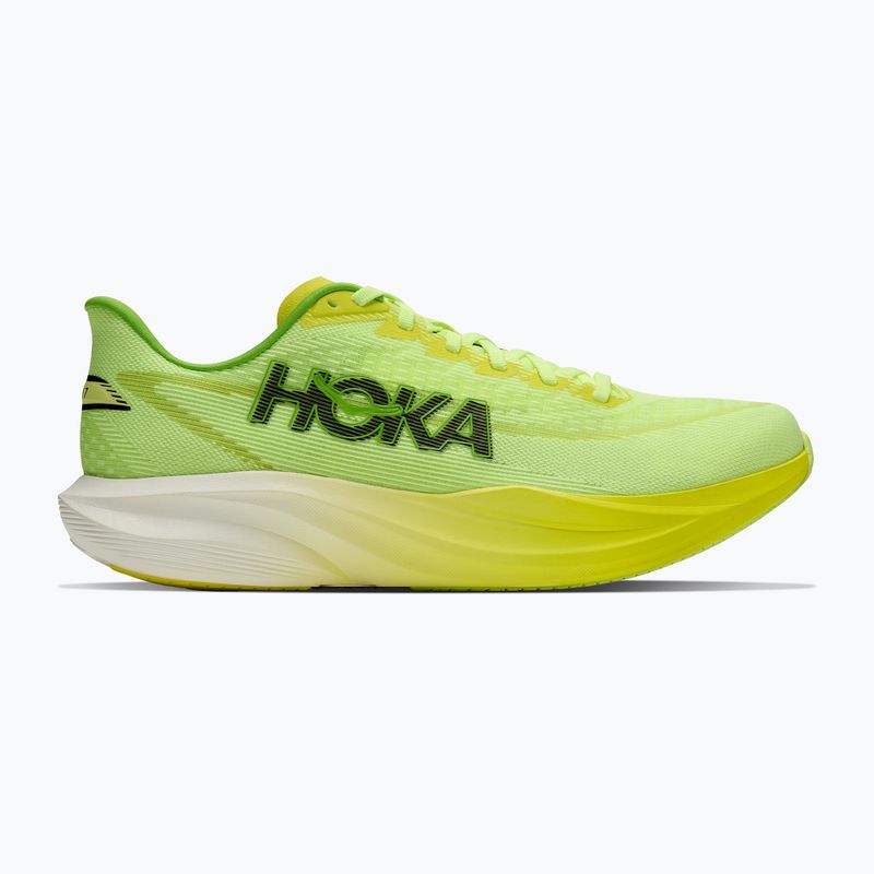 Men's running shoes HOKA Mach 7 neon yuzu/hoka citrus 2