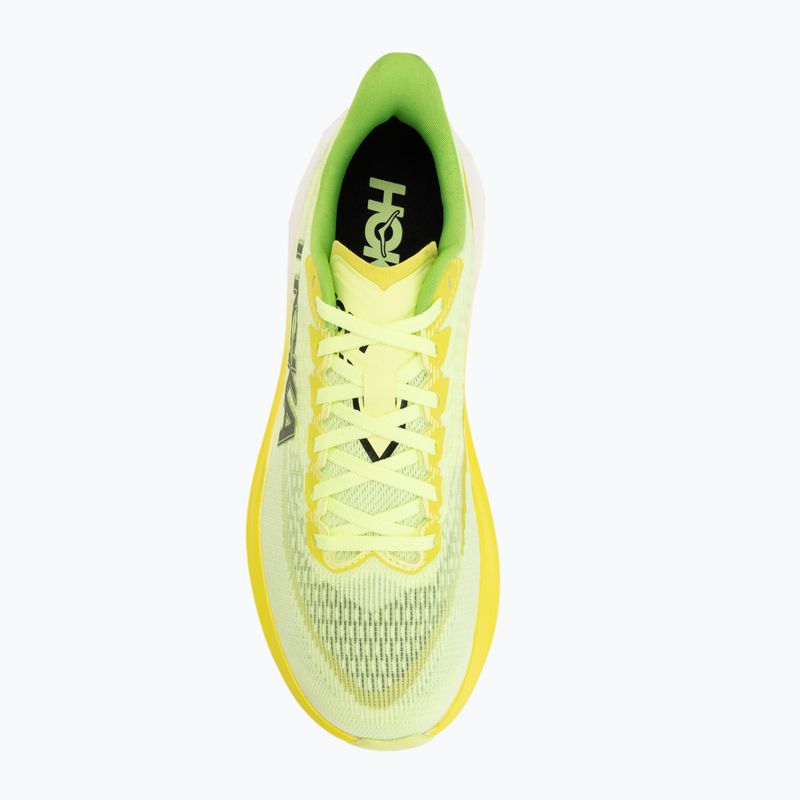 Men's running shoes HOKA Mach 7 neon yuzu/hoka citrus 5