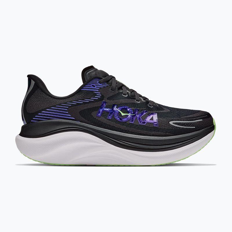 Men's running shoes HOKA Skyward X 2 carbon black/neon nebula 2