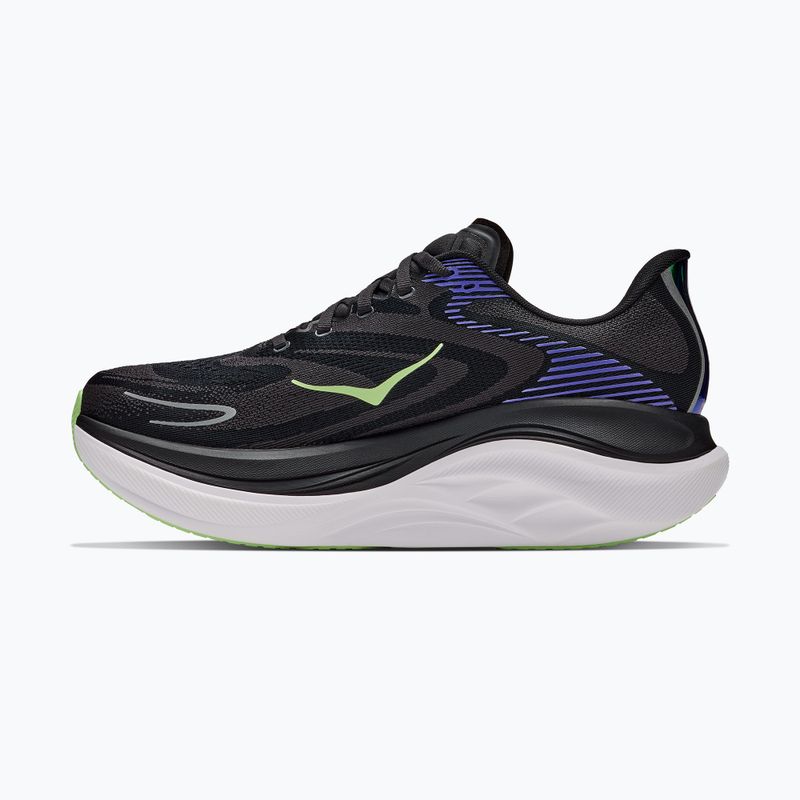 Men's running shoes HOKA Skyward X 2 carbon black/neon nebula 3