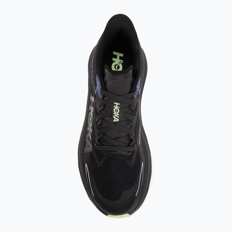 Men's running shoes HOKA Skyward X 2 carbon black/neon nebula 5