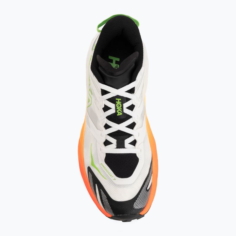 Men's running shoes HOKA Speedgoat 7 frost/neon tangerine 5
