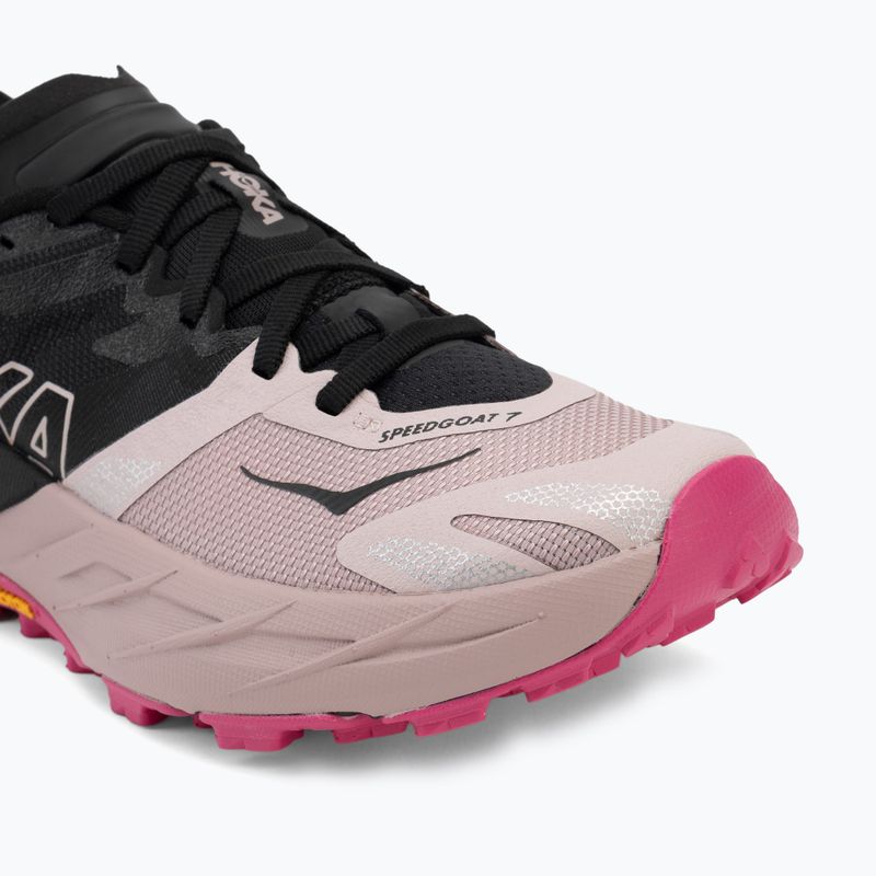 Women's running shoes HOKA Speedgoat 7 black/pink opal 7