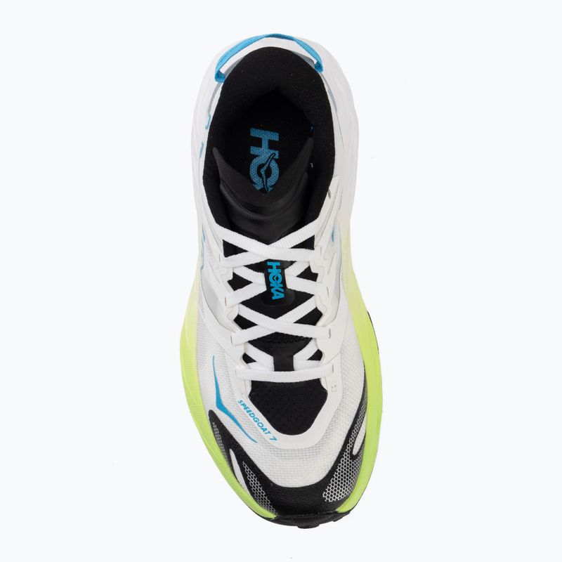 Women's running shoes HOKA Speedgoat 7 frost/neon yuzu 5